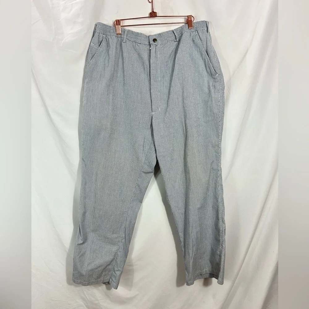 Vintage Haband Casual Joe seersucker pants size 42